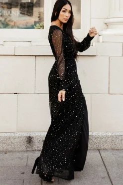 Discount Baltic Born Abigail Sparkle Gown | Black