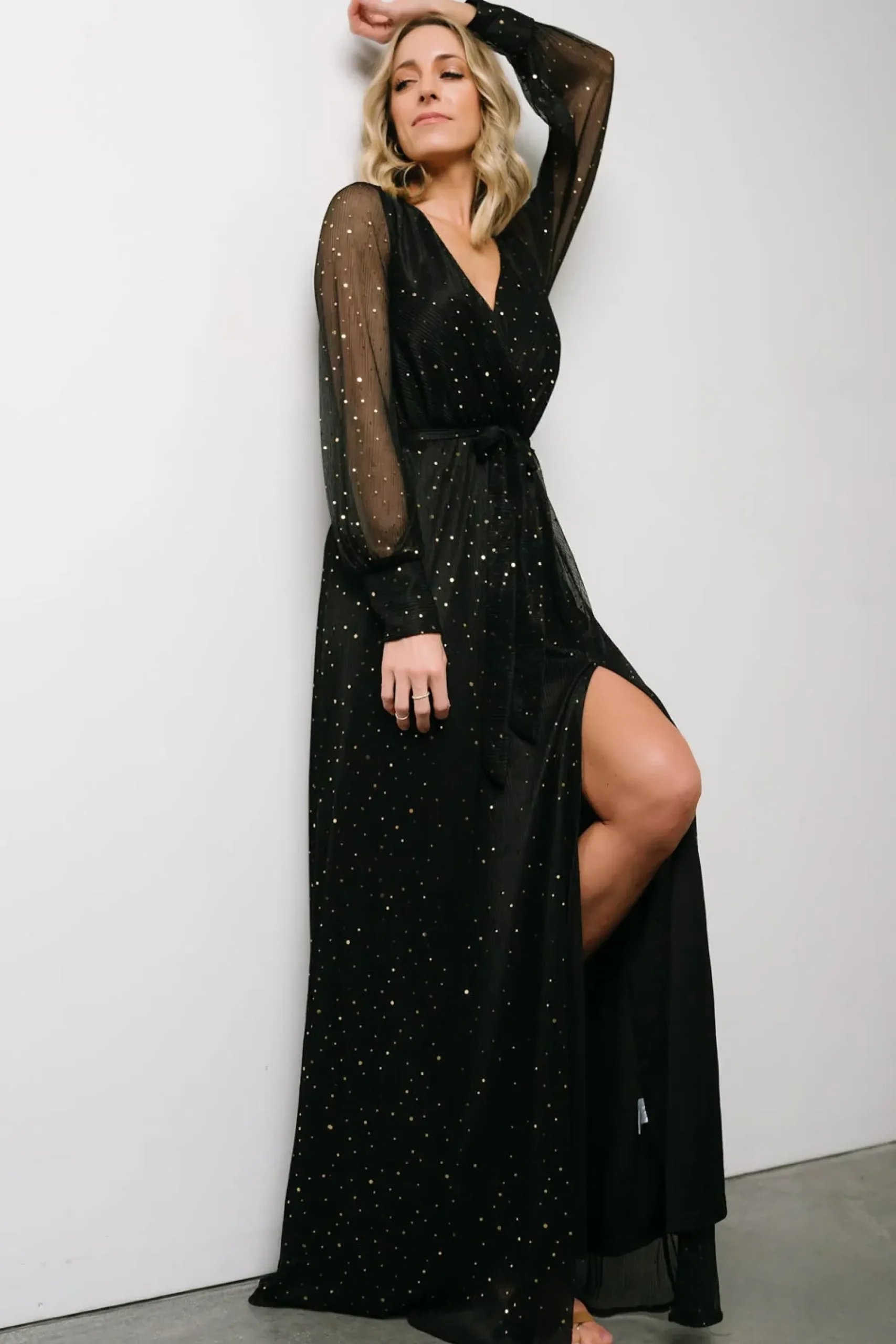 Discount Baltic Born Abigail Sparkle Gown | Black