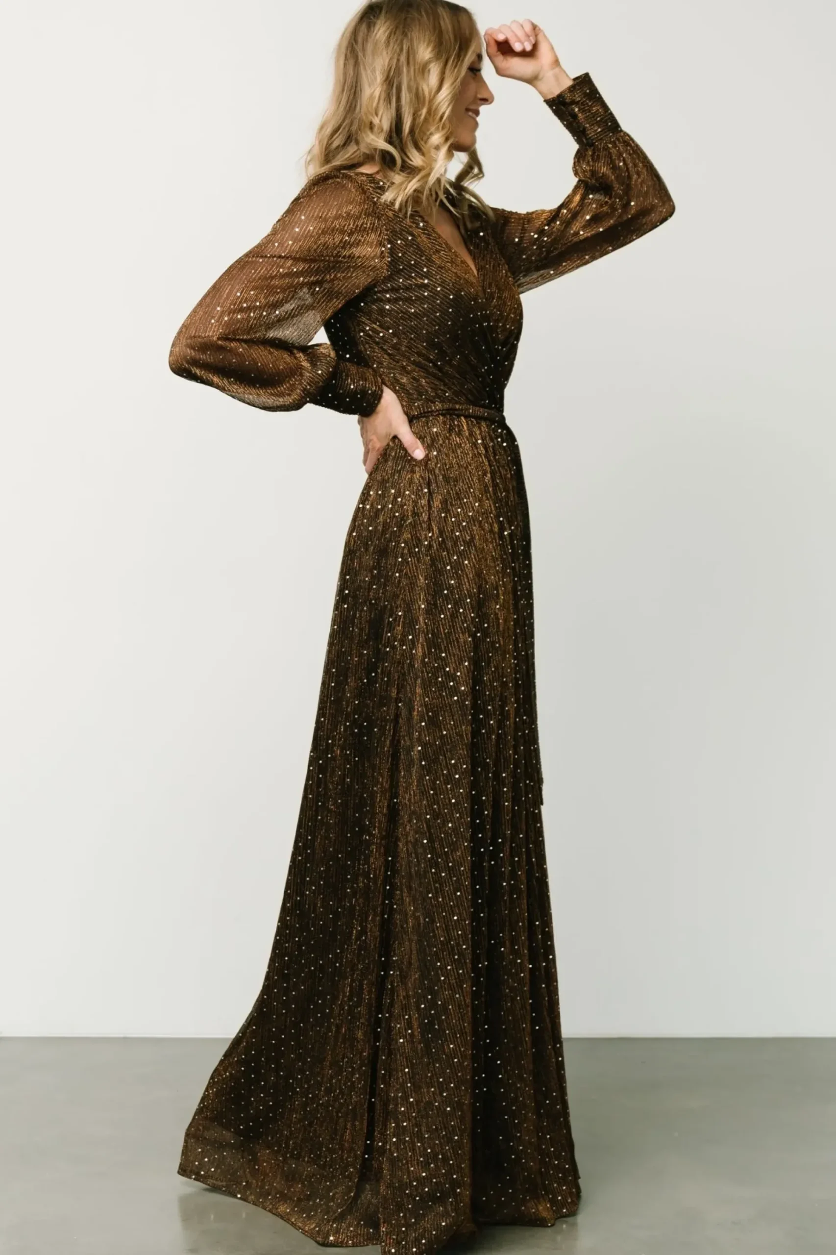 Best Baltic Born Abigail Sparkle Gown | Bronze