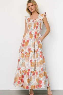 Fashion Baltic Born Adela Maxi Dress | Cream Multi Floral