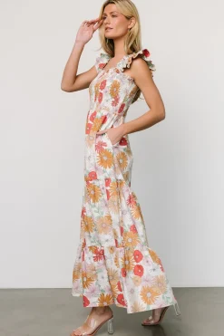 Fashion Baltic Born Adela Maxi Dress | Cream Multi Floral