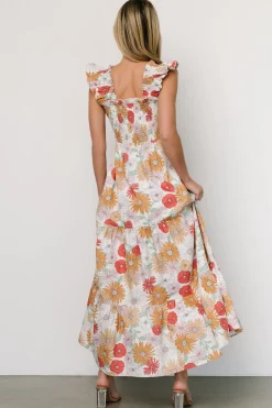 Fashion Baltic Born Adela Maxi Dress | Cream Multi Floral