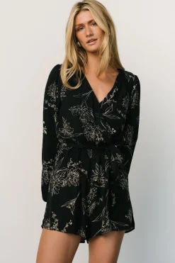 Best Baltic Born Alaya Romper | Navy + Taupe