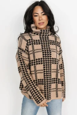 Fashion Baltic Born Alexander Turtleneck Sweater | Taupe + Black