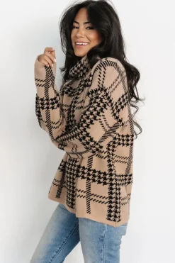 Fashion Baltic Born Alexander Turtleneck Sweater | Taupe + Black