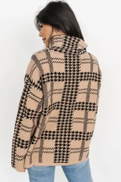 Fashion Baltic Born Alexander Turtleneck Sweater | Taupe + Black