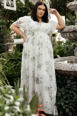 Online Baltic Born Alexandria Smocked Maxi Dress | Dusty Sage Floral