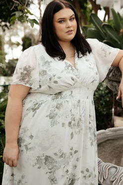 Online Baltic Born Alexandria Smocked Maxi Dress | Dusty Sage Floral