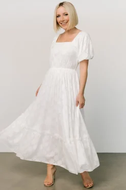 Best Baltic Born Alta Jacquard Maxi Dress | Off White
