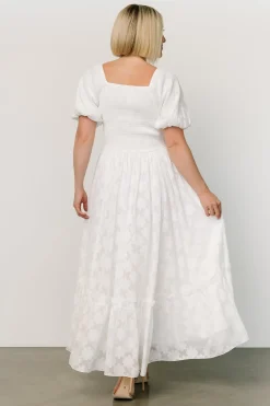 Best Baltic Born Alta Jacquard Maxi Dress | Off White