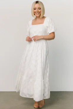 Best Baltic Born Alta Jacquard Maxi Dress | Off White