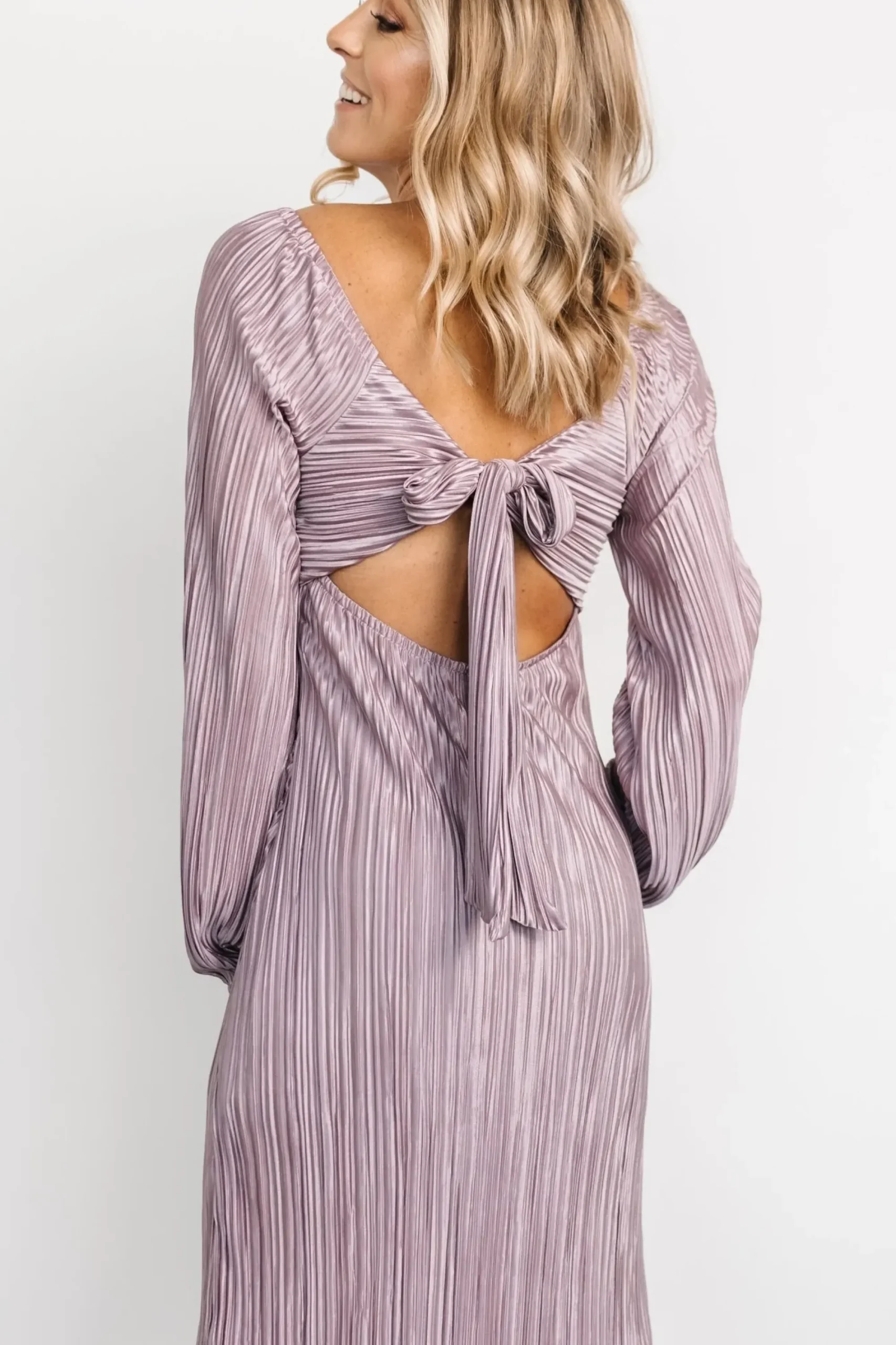 New Baltic Born Amani Pleated Midi Dress | Lilac