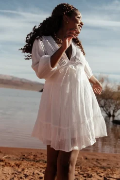 Online Baltic Born Amelia Boho Mini Dress | Off White