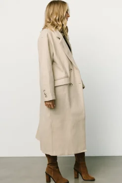 Clearance Baltic Born Anderson Double Breasted Coat | Natural