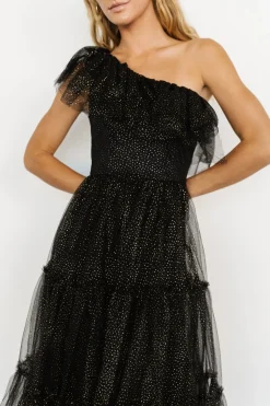 Sale Baltic Born Anessa Tulle Dress | Black + Gold