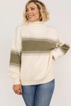 Fashion Baltic Born Antonov Turtle Neck Sweater | Sage + Cream