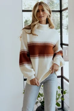 Fashion Baltic Born Antonov Turtle Neck Sweater | Sage + Cream
