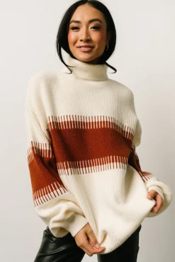 Outlet Baltic Born Antonov Turtle Neck Sweater | Cream + Spice