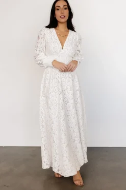 Fashion Baltic Born Aphrodite Lace Maxi Dress | Off White