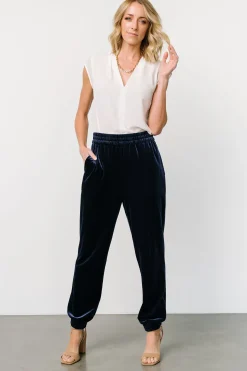 Fashion Baltic Born Archie Velvet Jogger Pants | Peacock