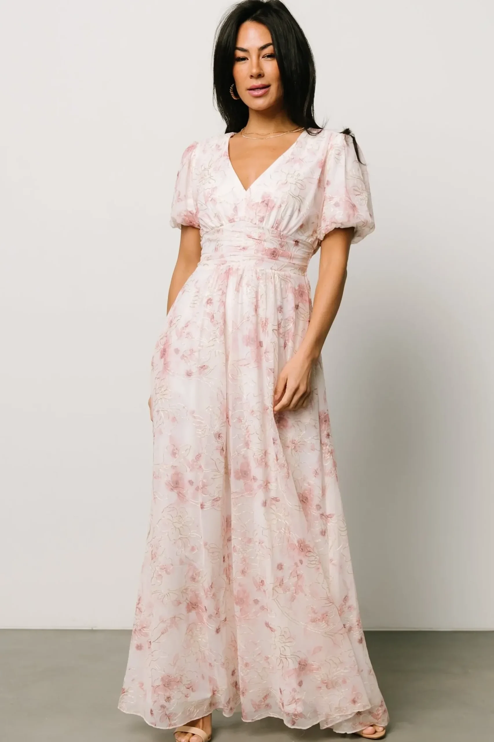 Fashion Baltic Born Ardley Maxi Dress | Mauve Floral
