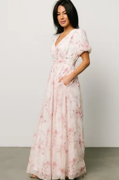 Fashion Baltic Born Ardley Maxi Dress | Mauve Floral