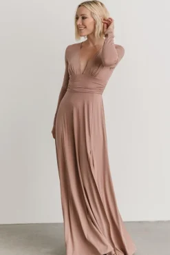 New Baltic Born Arianna Maxi Dress | Dusty Mauve