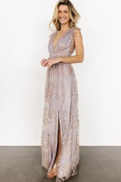 Online Baltic Born Arlene Shimmer Gown | Dusty Lilac + Rose