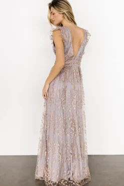 Online Baltic Born Arlene Shimmer Gown | Dusty Lilac + Rose