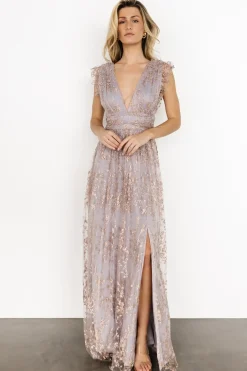 Online Baltic Born Arlene Shimmer Gown | Dusty Lilac + Rose