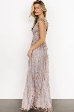 Online Baltic Born Arlene Shimmer Gown | Dusty Lilac + Rose