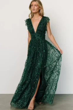 Outlet Baltic Born Arlene Shimmer Gown | Emerald