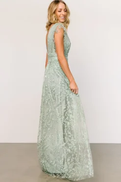 Best Baltic Born Arlene Shimmer Gown | Sage