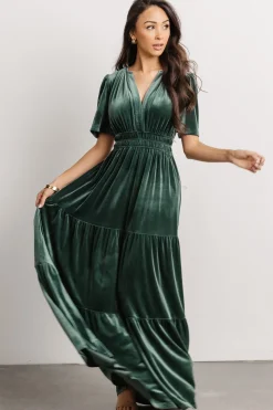 Sale Baltic Born Artemis Velvet Maxi Dress | Deep Lagoon