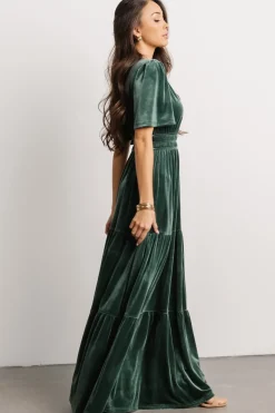 Sale Baltic Born Artemis Velvet Maxi Dress | Deep Lagoon