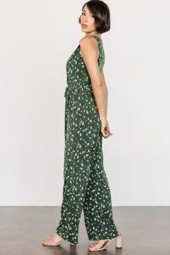 Hot Baltic Born Ashlyn Jumpsuit | Green Floral