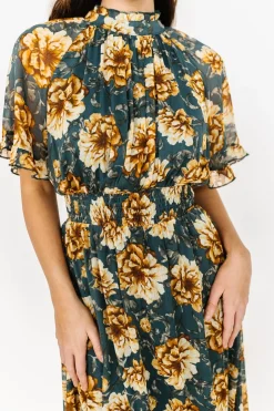 Best Baltic Born Ashton Maxi Dress | Topaz + Gold Floral