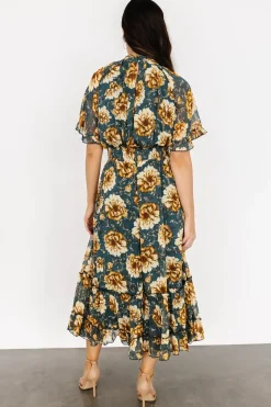 Best Baltic Born Ashton Maxi Dress | Topaz + Gold Floral