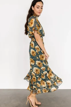 Best Baltic Born Ashton Maxi Dress | Topaz + Gold Floral