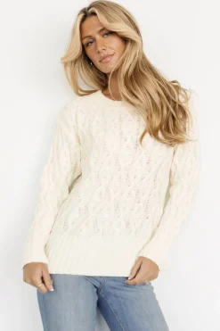 Fashion Baltic Born Avoriaz Cable Knit Sweater | Ivory