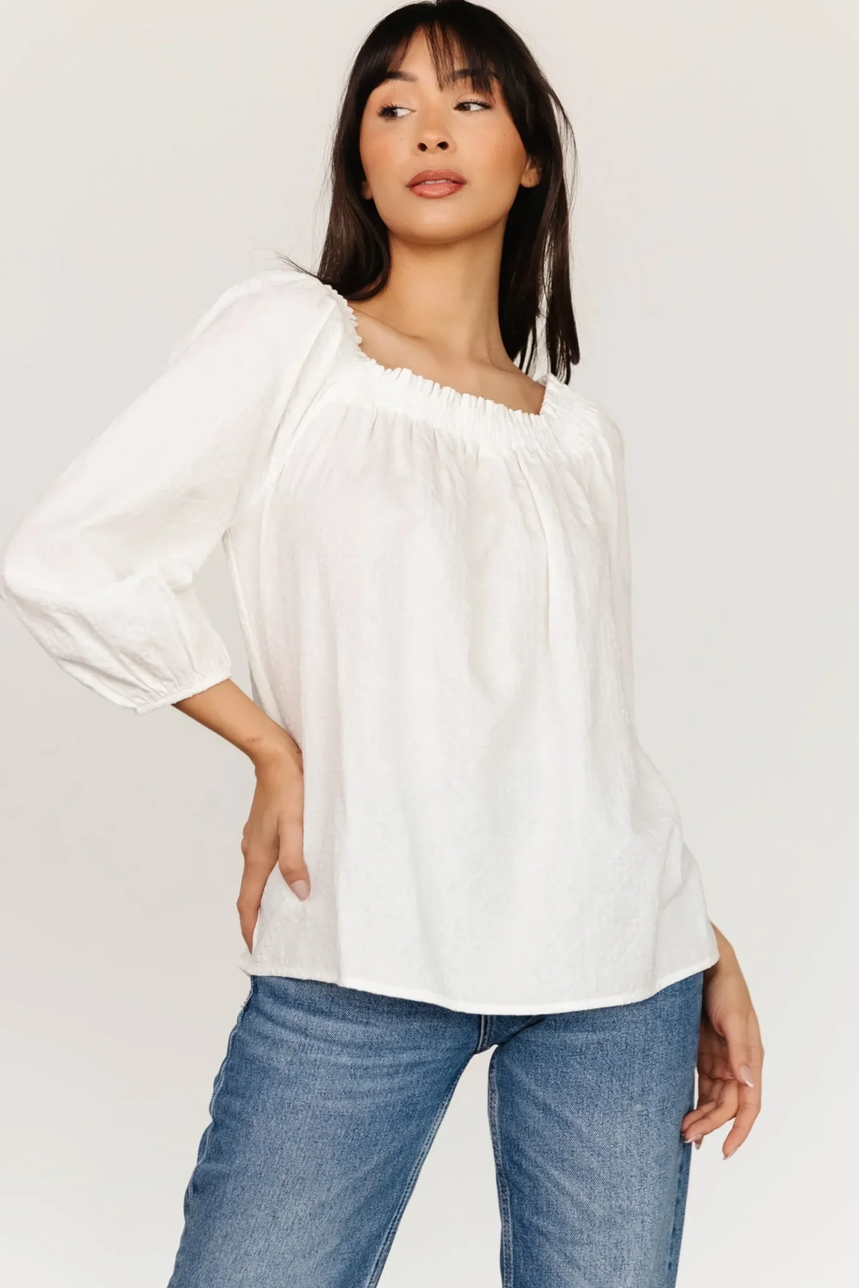 Fashion Baltic Born Aya Woven Top | Off White