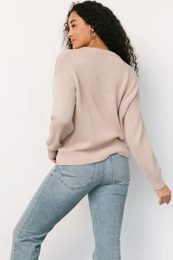 New Baltic Born Beach Bum Knit Sweater Top | Sand