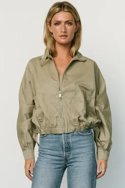 Sale Baltic Born Beckett Bomber Jacket | Olive