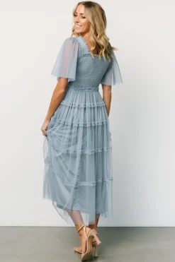 New Baltic Born Bexley Tulle Dress | Dusty Blue