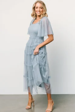 New Baltic Born Bexley Tulle Dress | Dusty Blue