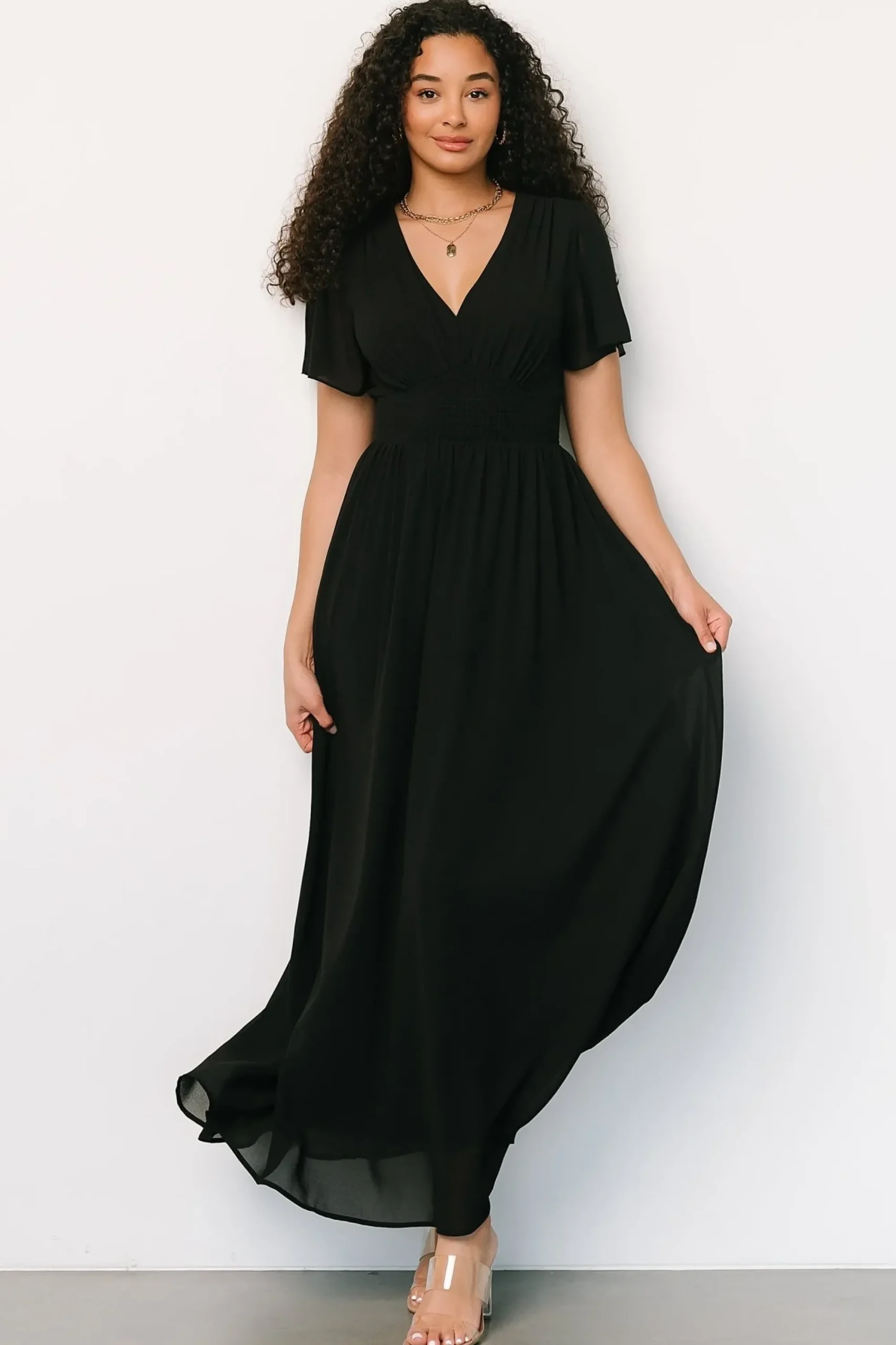 Discount Baltic Born Birdie Maxi Dress | Black