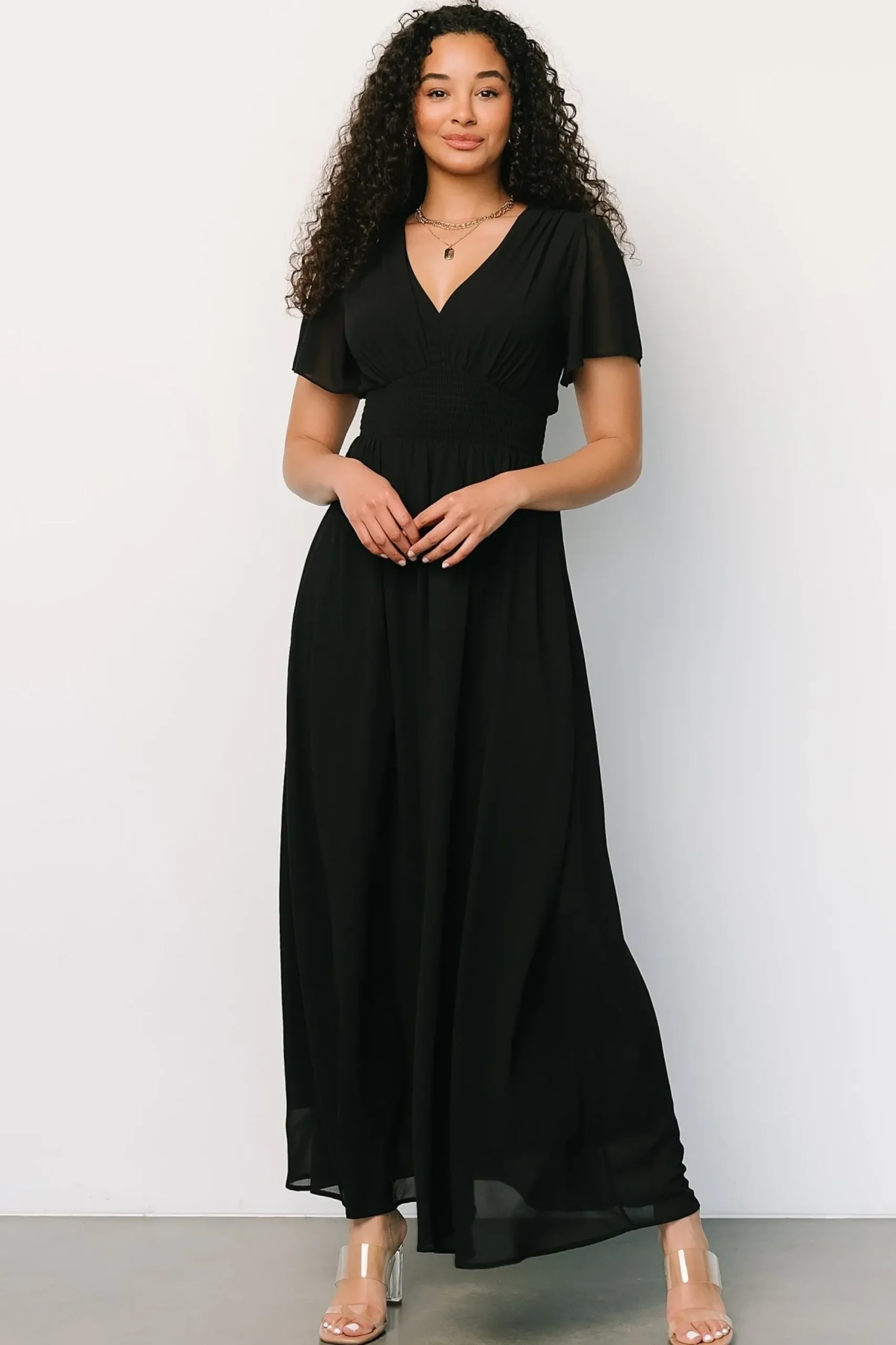 Discount Baltic Born Birdie Maxi Dress | Black