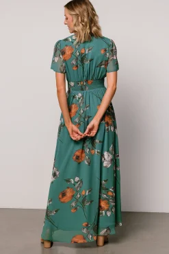Hot Baltic Born Birdie Maxi Dress | Eucalyptus Floral