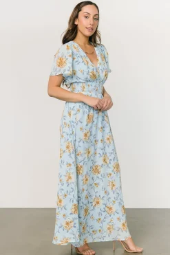 Best Baltic Born Birdie Maxi Dress | Light Blue Floral