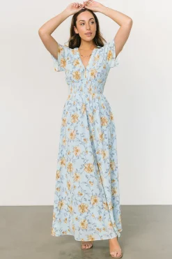 Best Baltic Born Birdie Maxi Dress | Light Blue Floral